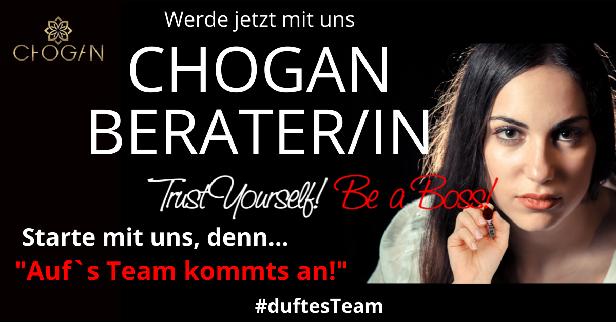 CHOGAN Berater werden - Starte deine Nebentätigkeit mit Parfum